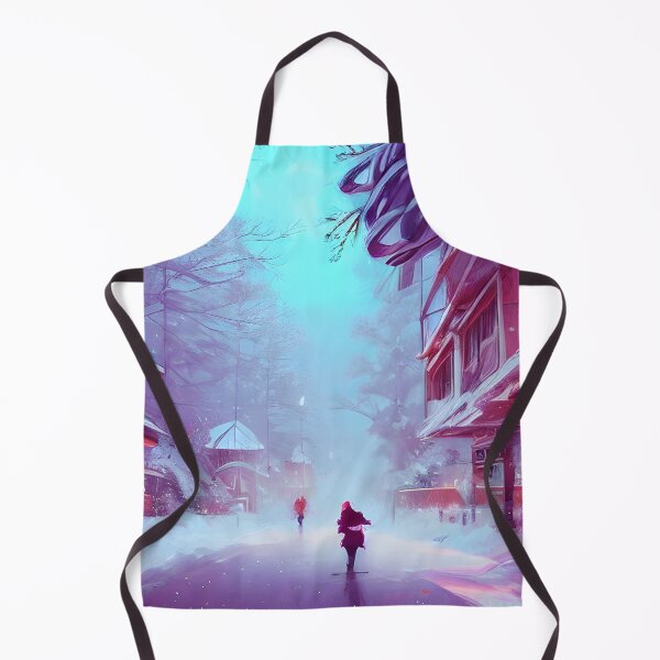 Item preview, Homey Winter Town designed and sold by AbstractlyArt.