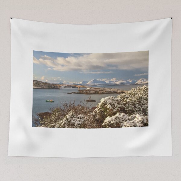 Item preview, Skye Bridge and The Cuillins in Winter designed and sold by PhotosEcosse.