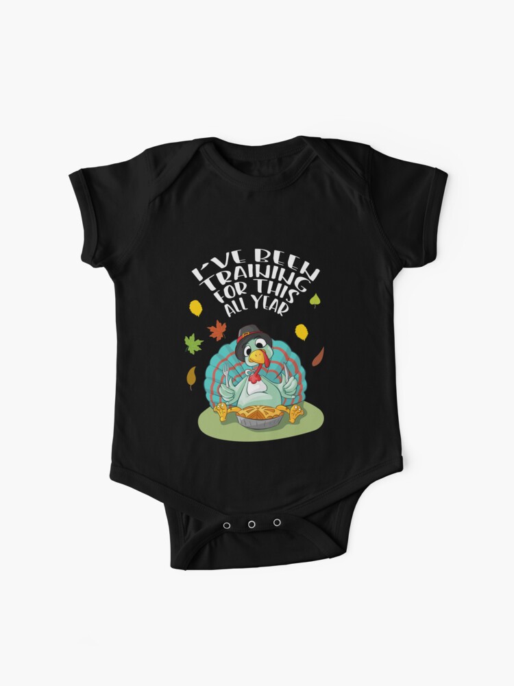 Thanksgiving Turkey Cartoon Erntedank Truthahn Karikatur Baby One Piece By Stylesyndikat Redbubble