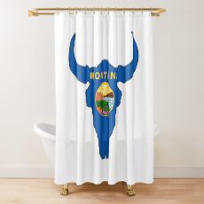 Montana Bison Shower Curtain