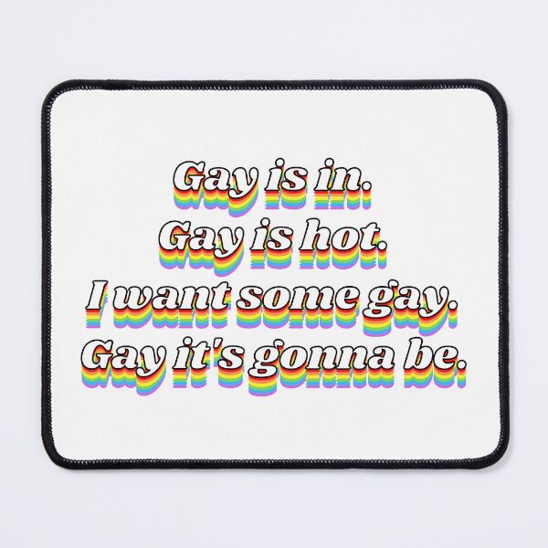 Item preview, Gay Is Hot - white shirt version designed and sold by Our Flag Means Merch.