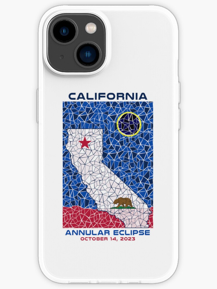 Thumbnail 1 of 5, iPhone Case, California Annular Eclipse 2023 designed and sold by Eclipse2024.
