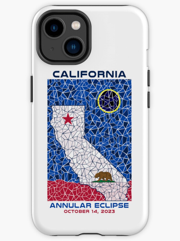 Thumbnail 1 of 4, iPhone Case, California Annular Eclipse 2023 designed and sold by Eclipse2024.