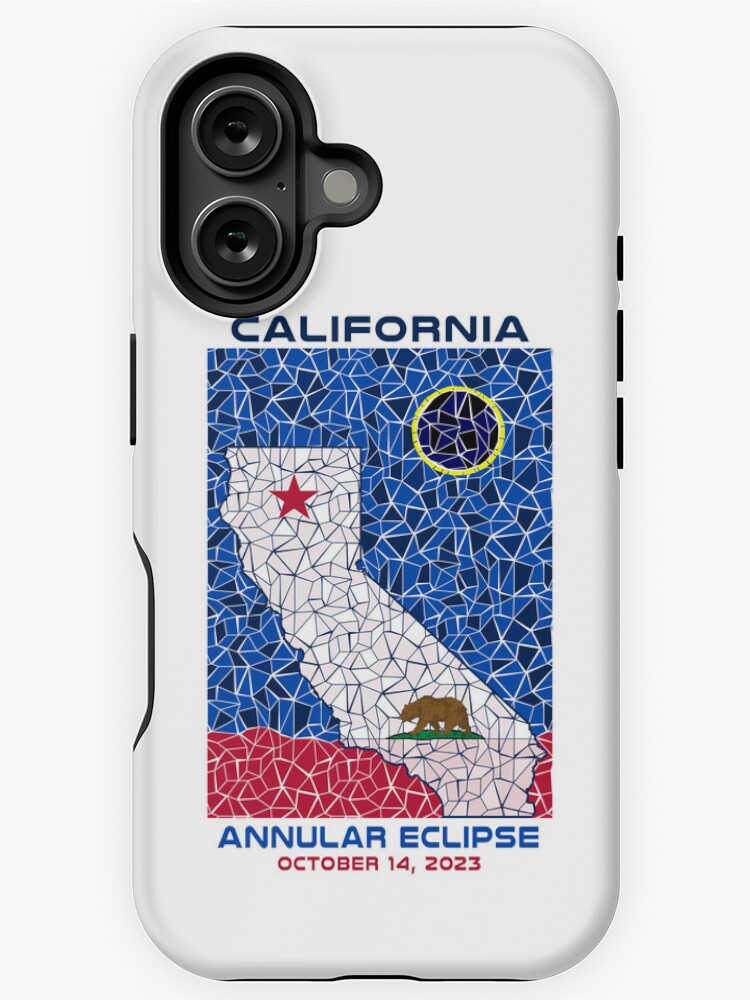 Thumbnail 1 of 4, iPhone Case, California Annular Eclipse 2023 designed and sold by Eclipse2024.