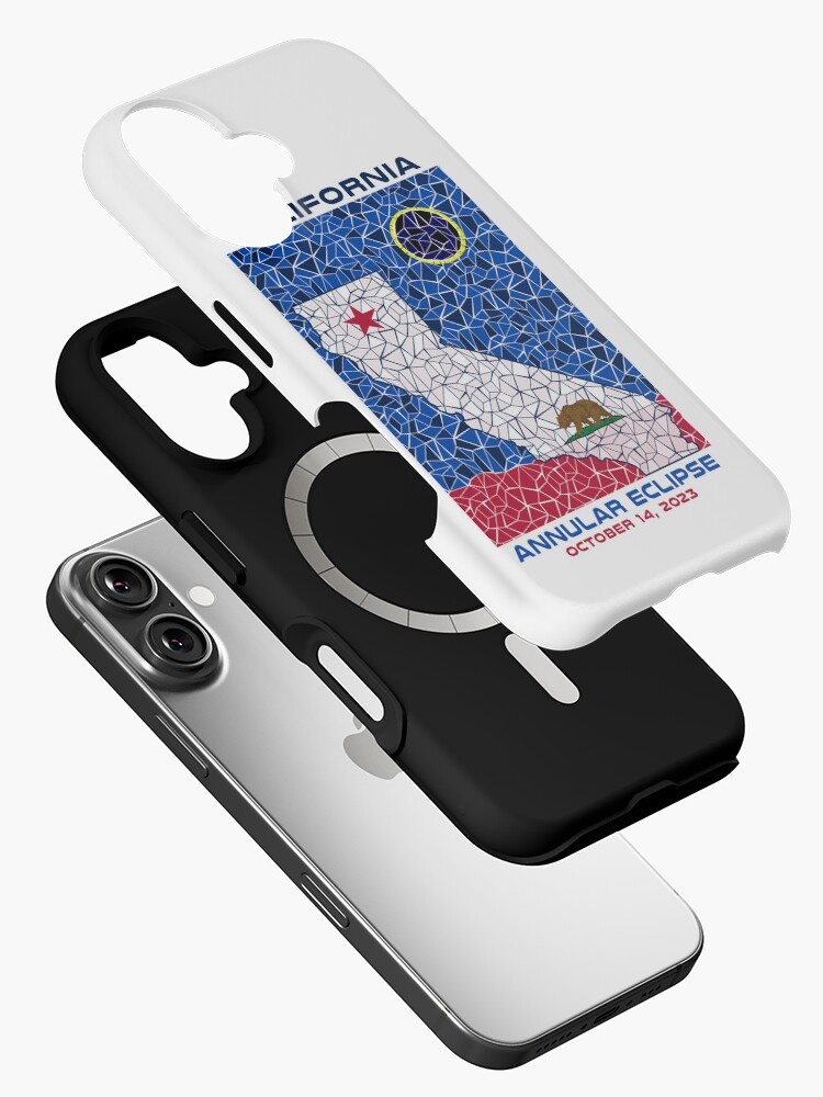 Thumbnail 2 of 4, iPhone Case, California Annular Eclipse 2023 designed and sold by Eclipse2024.