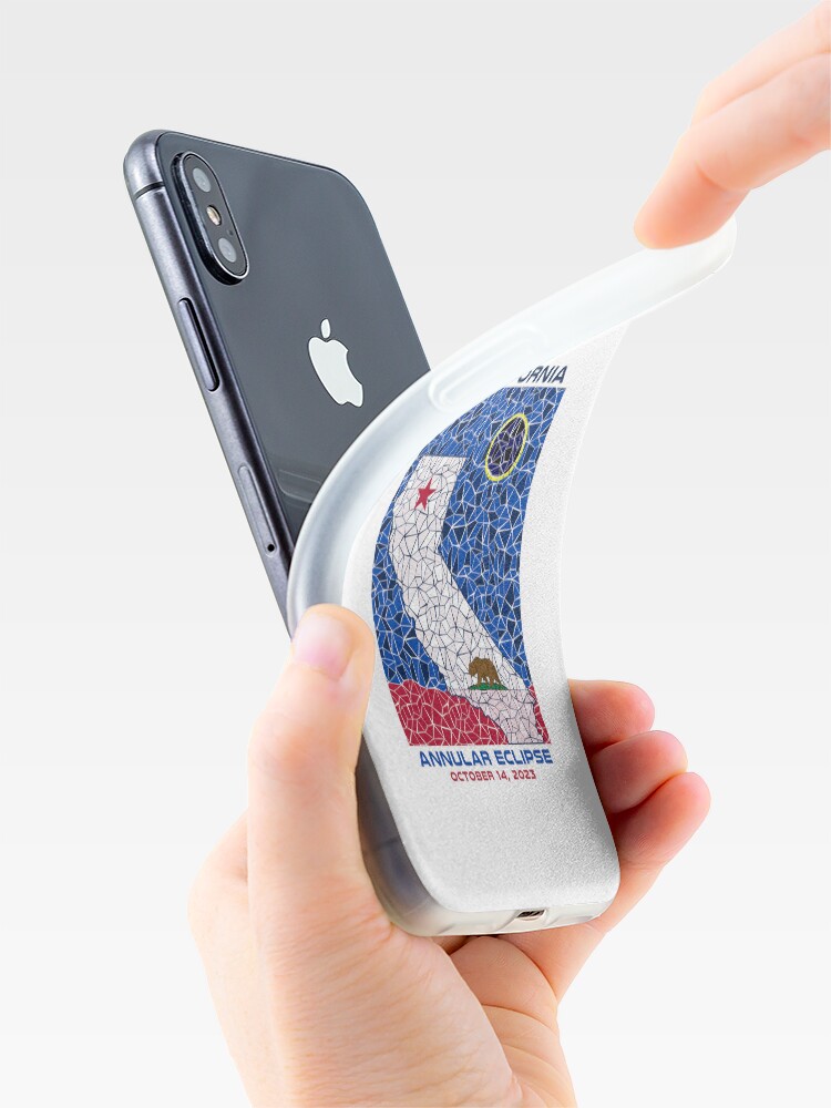Thumbnail 4 of 5, iPhone Case, California Annular Eclipse 2023 designed and sold by Eclipse2024.