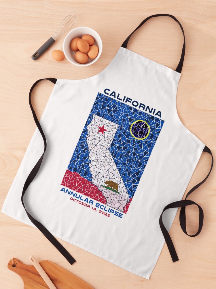 Thumbnail 1 of 6, Apron, California Annular Eclipse 2023 designed and sold by Eclipse2024.