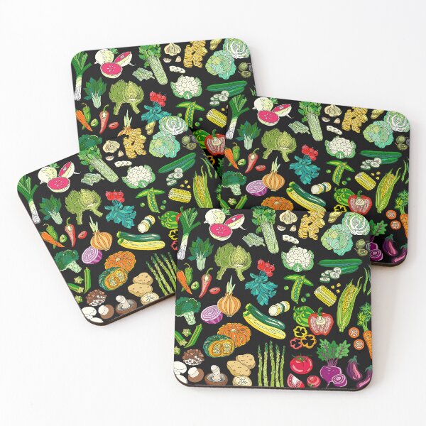 Item preview, Veggie patterns 2 designed and sold by m-lapino.