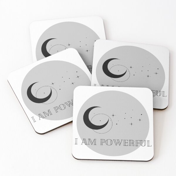 Item preview, Affirmation Collection - I Am Powerful (Gray) designed and sold by T-WoodCreations.
