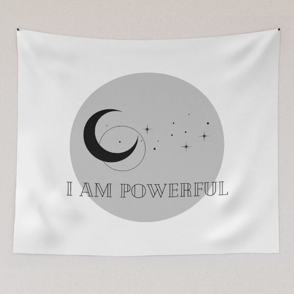 Item preview, Affirmation Collection - I Am Powerful (Gray) designed and sold by T-WoodCreations.
