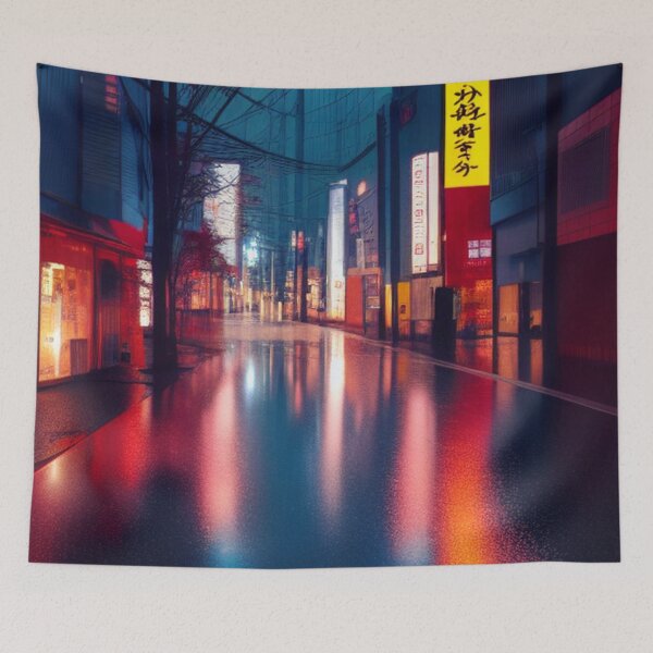Item preview, An Empty Street in Tokyo designed and sold by DesignerKin.