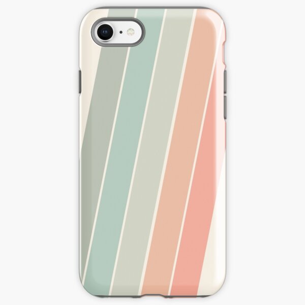 Trippin' - retro 70s socal minimal striped abstract art california surfing vintage iPhone Tough Case