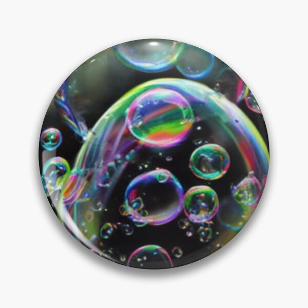 Item preview, Colored soap bubbles floating in space designed and sold by G-M-Designs.