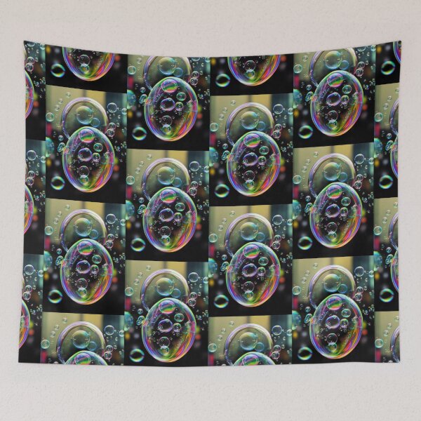 Item preview, Colored soap bubbles floating in space designed and sold by G-M-Designs.
