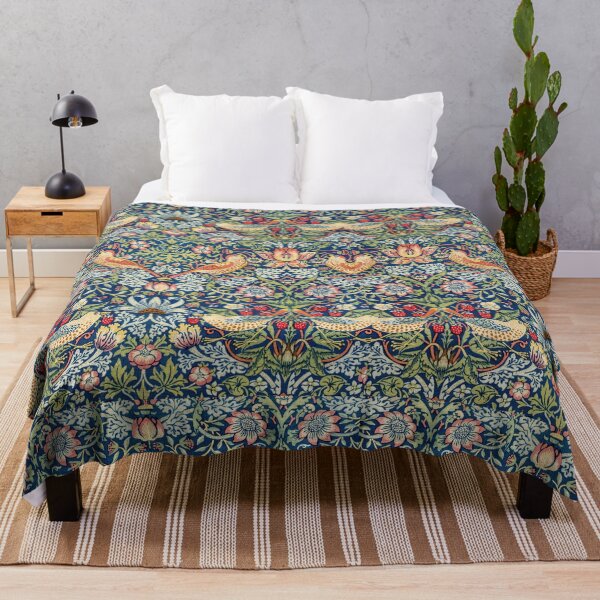 Item preview, Strawberry and Bird in the Forest - Seamless Pattern designed and sold by theredsharp.