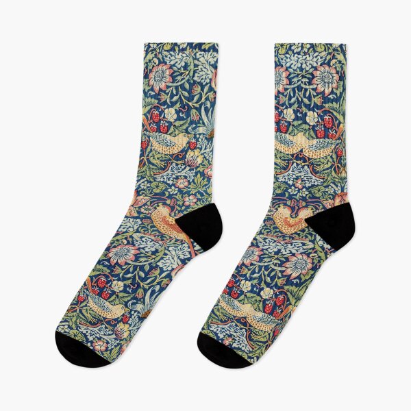 Item preview, Strawberry and Bird in the Forest - Seamless Pattern designed and sold by theredsharp.