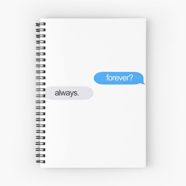 Item preview, Forever and Always Texts designed and sold by laurenemma8.