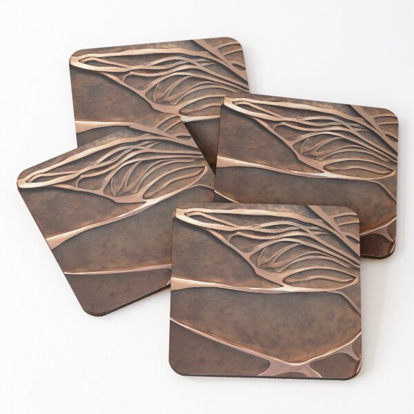 Item preview, Aote Bronze Copper Abstract designed and sold by meggydesigns.