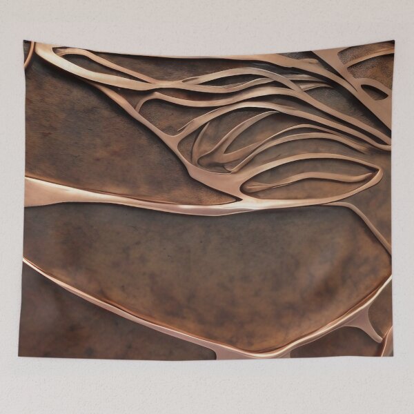 Item preview, Aote Bronze Copper Abstract designed and sold by meggydesigns.