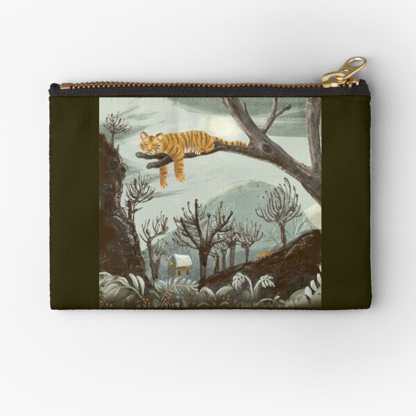 sleeping tiger Zipper Pouch