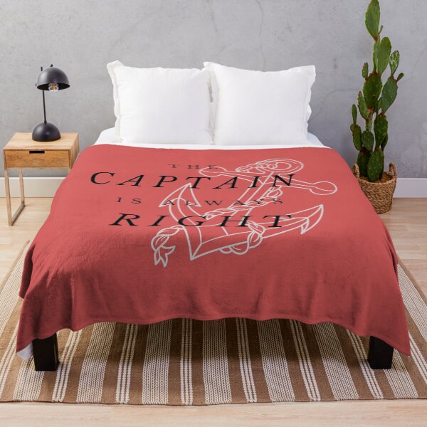 Item preview, The captain is always right - Anchor- Funny sailor  designed and sold by shanesil.