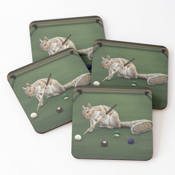 Item preview, Pool playing Squirrel designed and sold by Mehu.