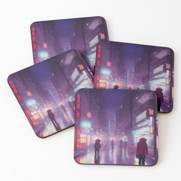 Item preview, A light Snow in Kyoto - Lofi Vibe designed and sold by DesignerKin.