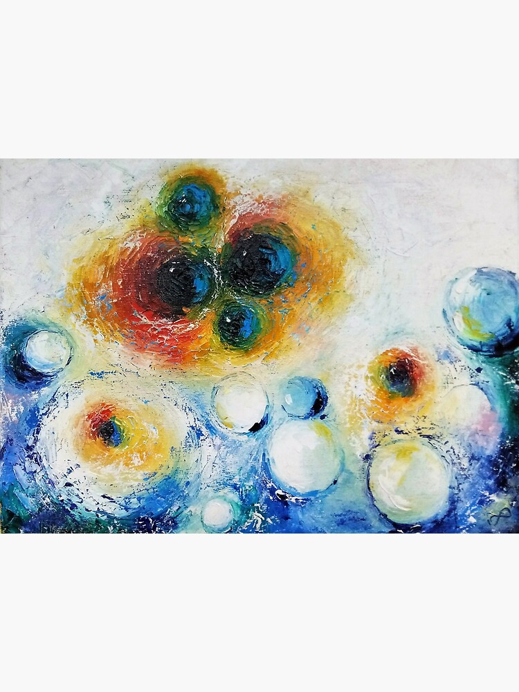 Bubble Painting, Abstract Bubbles, Abstraction, Water Abstract" Art Board Print By Ranisha | Redbubble