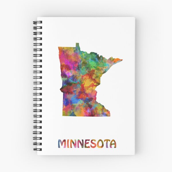 Item preview, minnesota map designed and sold by BekimART.
