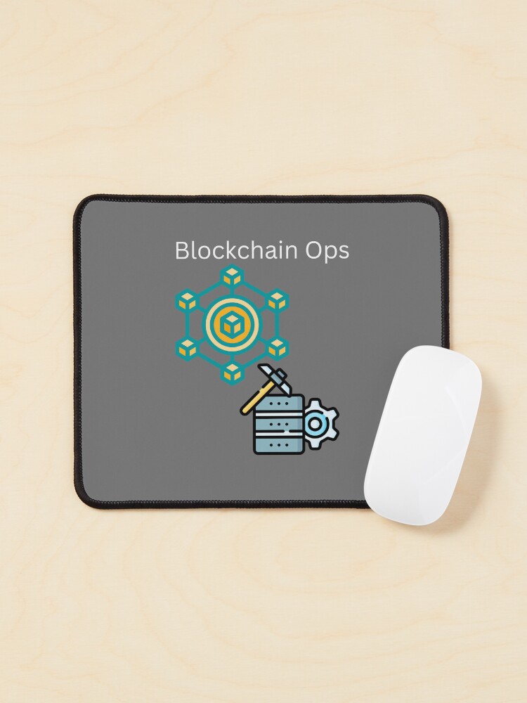 Thumbnail 1 of 5, Mouse Pad, Blockchain Ops designed and sold by UpcomingTech.
