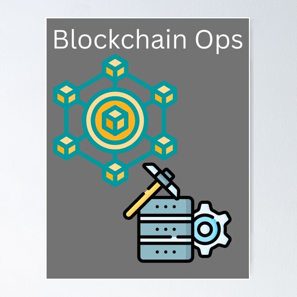 Item preview, Blockchain Ops designed and sold by UpcomingTech.