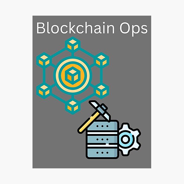 Item preview, Blockchain Ops designed and sold by UpcomingTech.