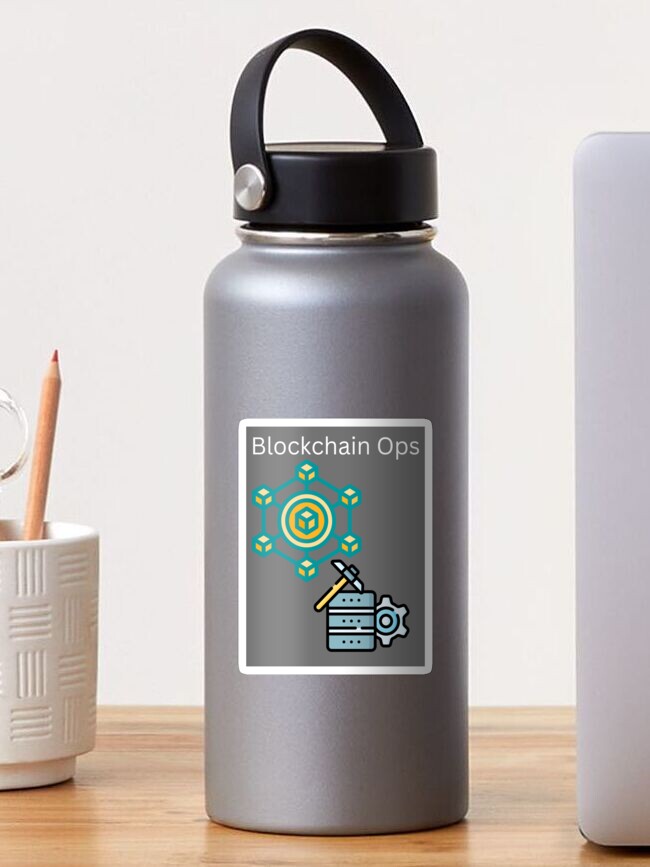 Thumbnail 1 of 3, Sticker, Blockchain Ops designed and sold by UpcomingTech.