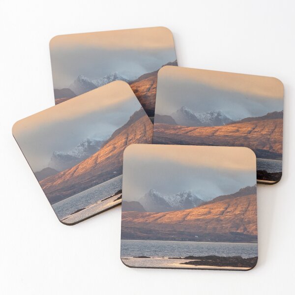 Item preview, Skye Black Cuillin Sunset in Winter Scotland. designed and sold by PhotosEcosse.