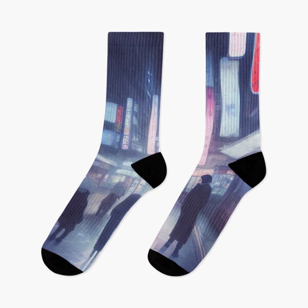 Item preview, Raining in Osaka - Lofi Vibe designed and sold by DesignerKin.