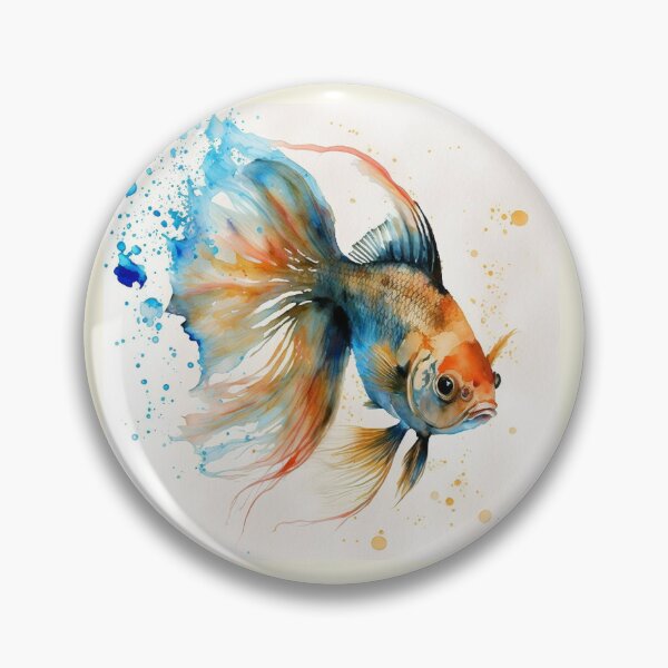 Item preview, Painted Goldfish designed and sold by BloodRubyz.