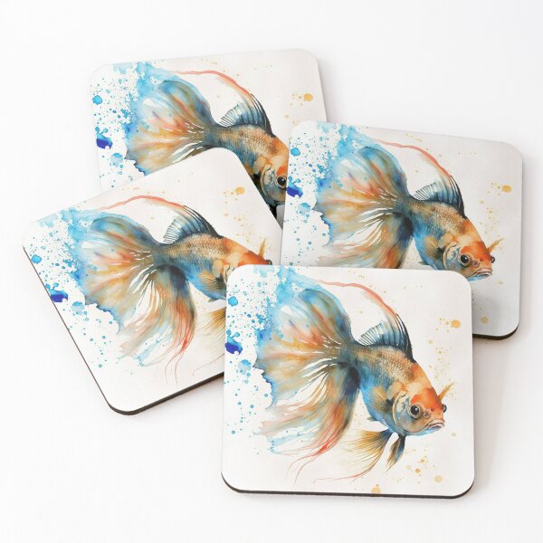 Item preview, Painted Goldfish designed and sold by BloodRubyz.