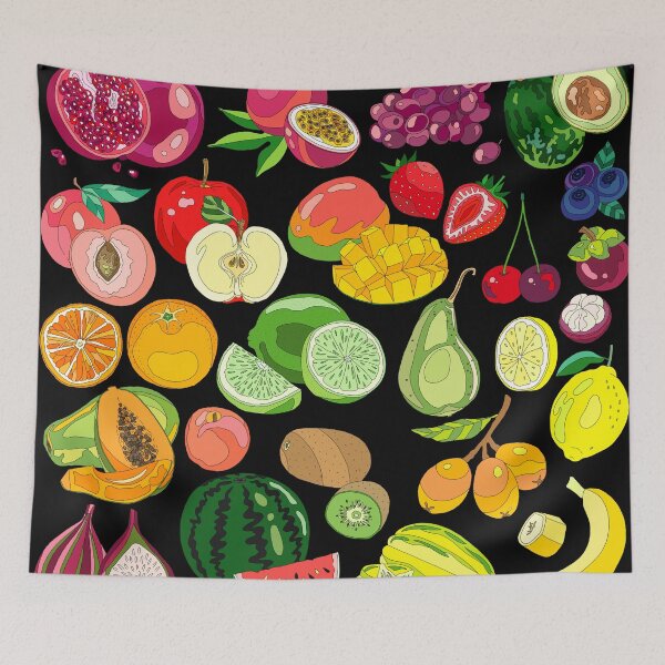 Item preview, Fruits in Black designed and sold by m-lapino.