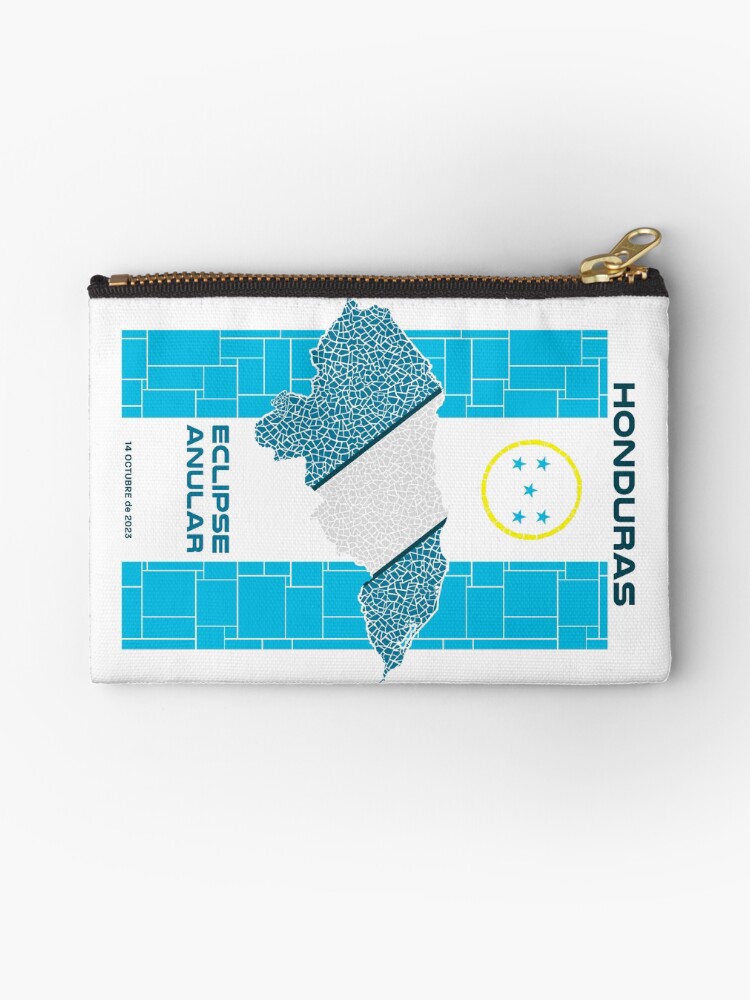 Thumbnail 1 of 4, Zipper Pouch, Honduras Annular Eclipse 2023 designed and sold by Eclipse2024.
