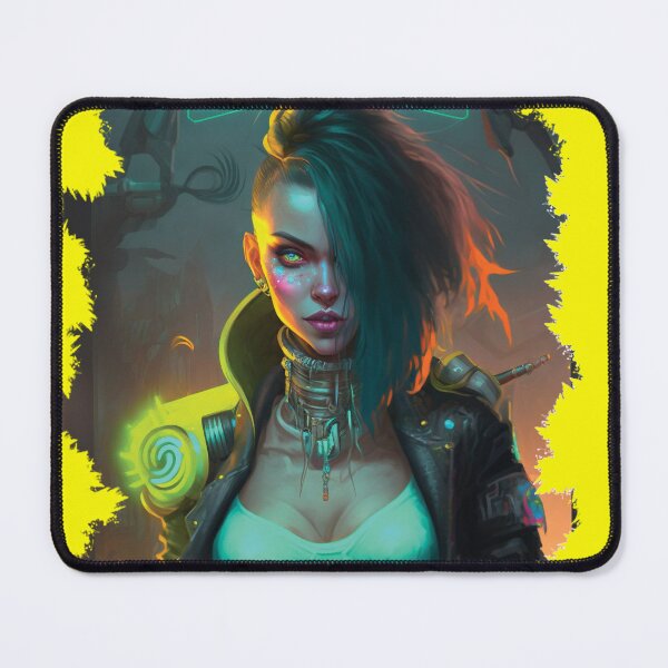 Item preview, Cyberpunk girl: Kali designed and sold by ai-miilk.