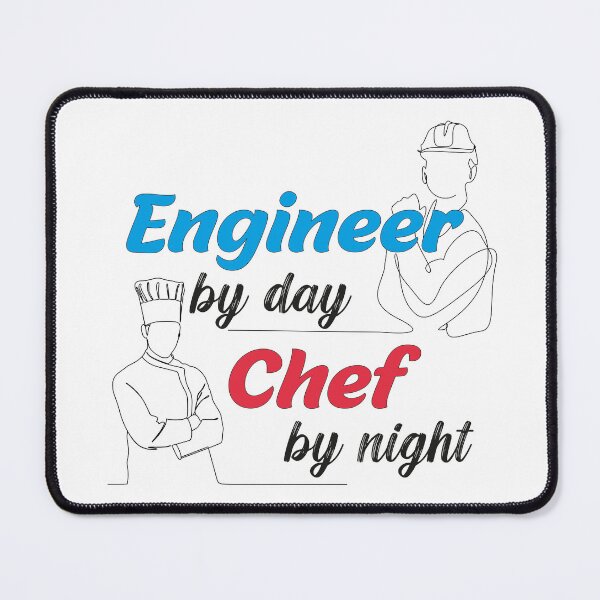 Item preview, Engineer By Day Chef By Night designed and sold by Exosia Shop ⭐⭐⭐⭐⭐.
