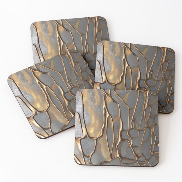 Item preview, Iyhyia Molten Gold and Concrete designed and sold by meggydesigns.