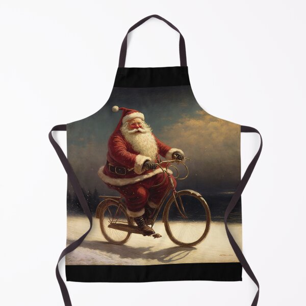 Item preview, Santa Claus Riding a Bike 02 designed and sold by CadenceArt.