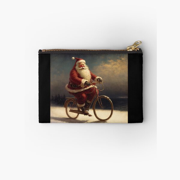 Item preview, Santa Claus Riding a Bike 02 designed and sold by CadenceArt.