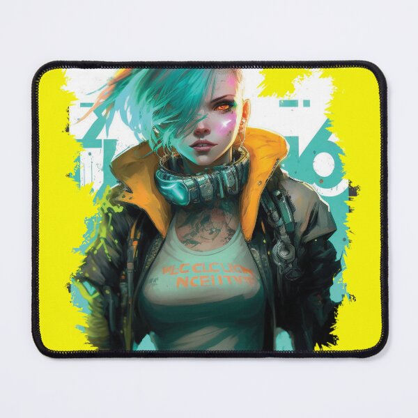 Item preview, Cyberpunk girl: Niki designed and sold by ai-miilk.