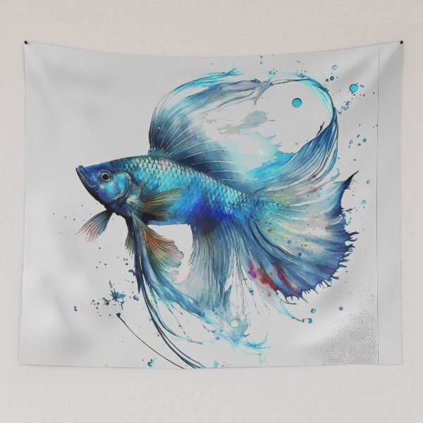 Item preview, Painted Bettafish designed and sold by BloodRubyz.