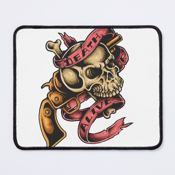 Item preview, Death or alive - skull and gun designed and sold by tandral999.