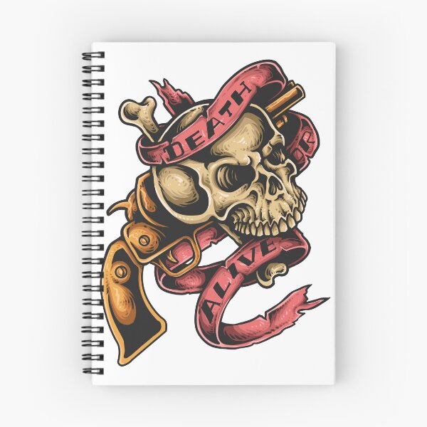 Item preview, Death or alive - skull and gun designed and sold by tandral999.