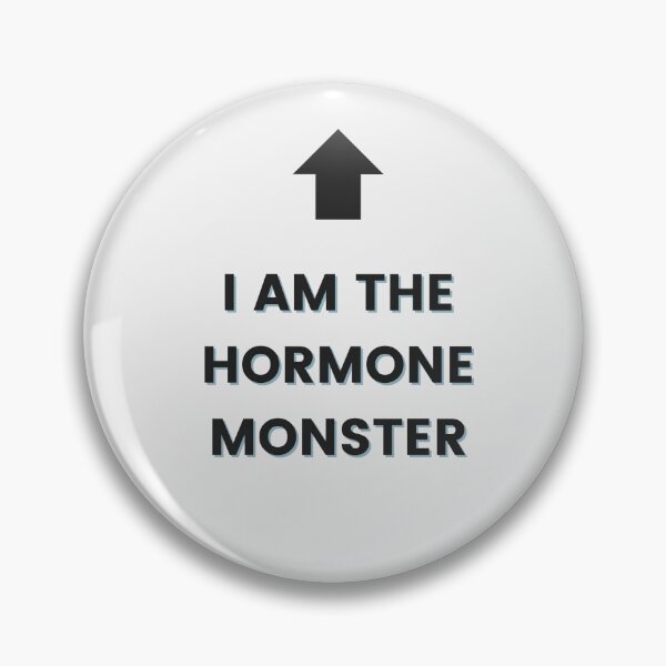 Item preview, I AM THE HORMONE MONSTER (black) designed and sold by ConjuredMoth.