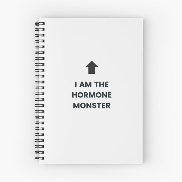 Item preview, I AM THE HORMONE MONSTER (black) designed and sold by ConjuredMoth.